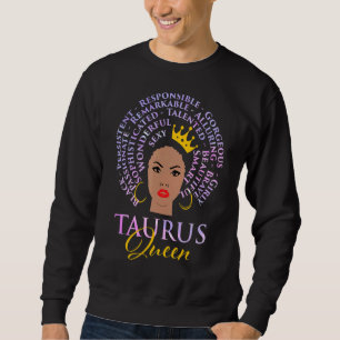Sweatshirt Symbole Taurus Queen Zodiac Astrologie Hor