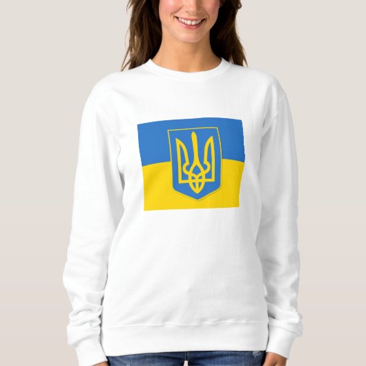 Sweatshirt Symbole ukrainien armoiries de trident (Devant)