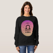 Sweatshirt Symbole Zodiac Femmes Libra (Devant entier)