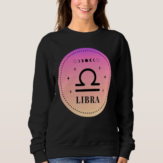 Sweatshirt Symbole Zodiac Femmes Libra (Devant)