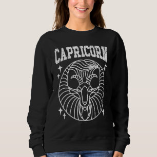 Sweatshirt SYMBOLE Zodiaque Capricorne Graphique