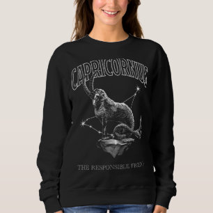 Sweatshirt SYMBOLE Zodiaque Constellation Capricorne Astrolog