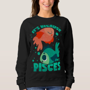 Sweatshirt Symbole zodiaque Pisces Horoscope