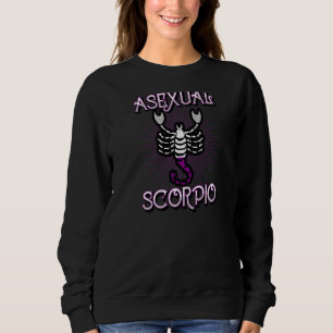 Sweatshirt Symbole Zodiaque Scorpio Asexuel Horoscope Anniver