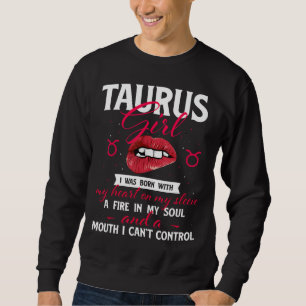 Sweatshirt SYMBOLE Zodiaque Taurus Girl Astrologie Horo