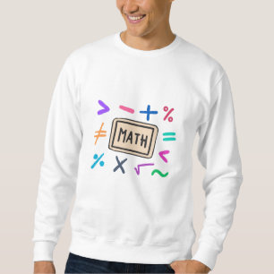 Sweatshirt Symboles mathématiques pour les élèves et les pare