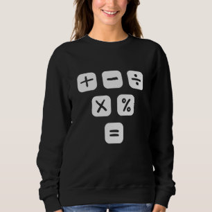 Sweatshirt Symboles mathématiques, signes mathématiques, math