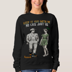 Sweatshirt Symbolic Angel Couple NO FAKE LOVE T-Shirt