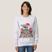 Sweatshirt Symbolisme Thunderbird Haida Orament Cibler Christ (Devant entier)