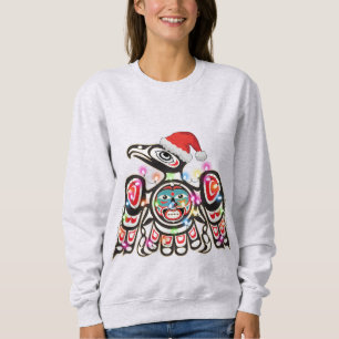 Sweatshirt Symbolisme Thunderbird Haida Orament Cibler Christ