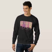 Sweatshirt Synthétiseur De Clavier Piano Et Clé Arbable (Devant entier)
