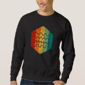 Sweatshirt Synthétiseur modulaire Waveform Audio Nerd analogi (Devant)