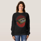 Sweatshirt Synthétiseur Synthétiseur Clavier Musiciens électr (Devant entier)