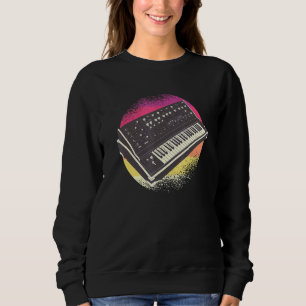 Sweatshirt Synthétiseur Techno Retro