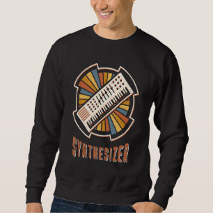 Sweatshirt Synthétiseur Vintage Classique Rétro Musique Amour