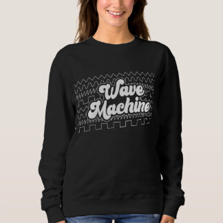 Sweatshirt Synthwave Machine Synthwave Waveform