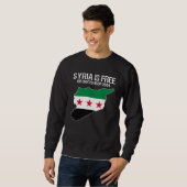 Sweatshirt Syrie Libérez le drapeau syrien Syrie Libérez la S (Devant entier)