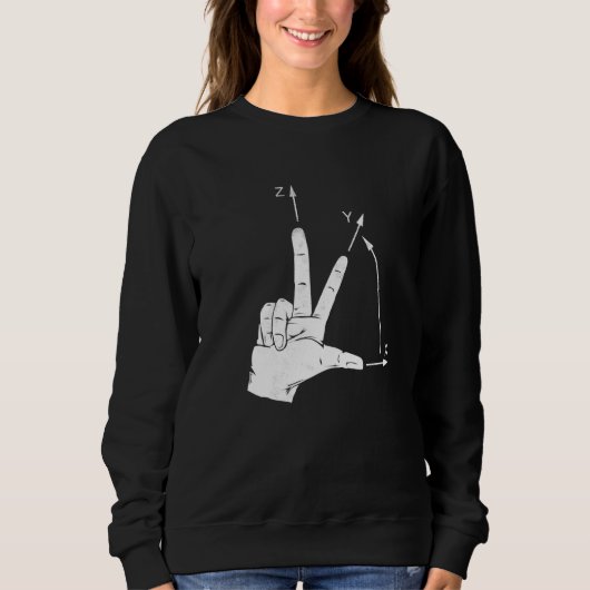 Sweatshirt Système De Coordonnées Programmeur Cnc Machine De (Devant)
