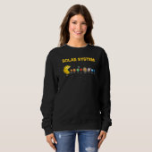 Sweatshirt Système solaire Planète Science Astronomie Espace (Devant entier)