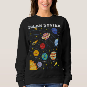 Sweatshirt Système solaire Planète Science Astronomie Espace