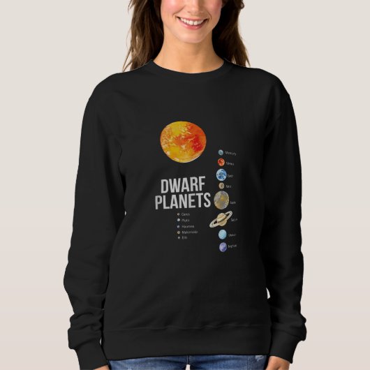 Sweatshirt Système solaire T-shirt Planètes (Devant)
