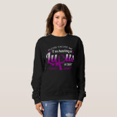 Sweatshirt Systemic Lupus Erythematosus Awareness Survivor SL (Devant entier)