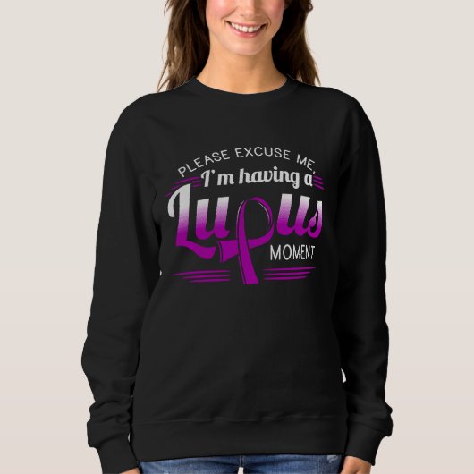 Sweatshirt Systemic Lupus Erythematosus Awareness Survivor SL (Devant)