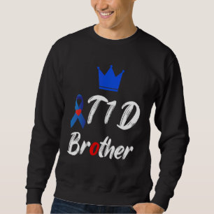 Sweatshirt T1d Brother, Type 1 Sensibilisation au diabète En