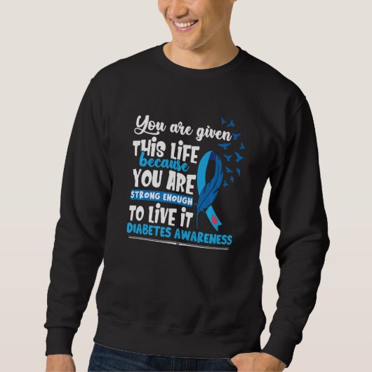 Sweatshirt T1D Diabetes Awareness Premium (Devant)