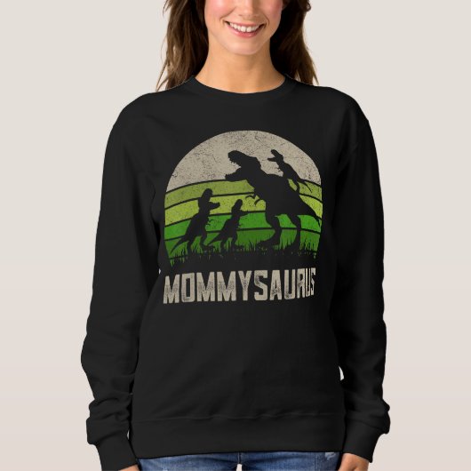 Sweatshirt T Rex Mommysaurus Funny Dino Maman Dinosaur 4 Enfa (Devant)