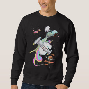 Sweatshirt T-Rex Tyrannosaurus Rex Dinosaur équitation Unicor
