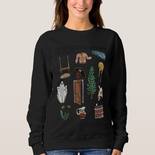 Sweatshirt T S Folklore VII Motivé (Devant)