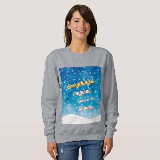 Sweatshirt T-shirt (Devant entier)
