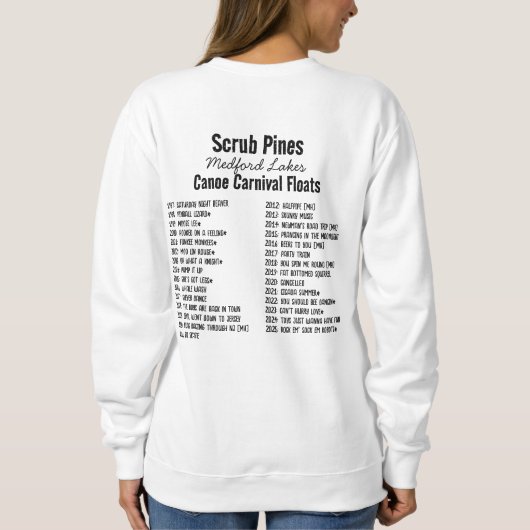 Sweatshirt T-shirt (Dos)