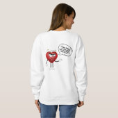 Sweatshirt T-shirt (Dos entier)