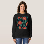 Sweatshirt T-shirt à fleurs (Devant entier)