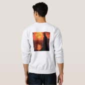 Sweatshirt T-shirt à la mode (Dos entier)