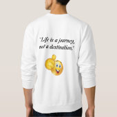 Sweatshirt T-shirt à manches complètes avec un vrai message d (Dos)