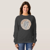 Sweatshirt T-shirt à manches longues Coffee Stayin' Alive squ (Devant entier)