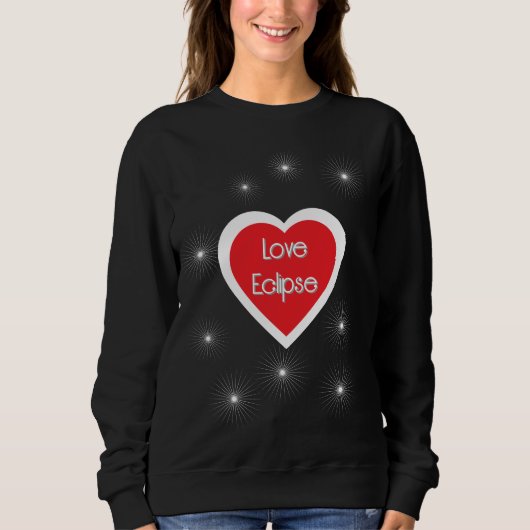 Sweatshirt T-shirt à manches longues Love Eclipse (Devant)