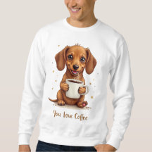 T-shirt À Manches Longues You Love Coffee Homme Av