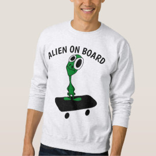 Sweatshirt T-shirt ALIEN SKATEBOARDING SKATEBOARDER