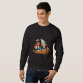 Sweatshirt T-shirt basique pour hommes (Devant entier)