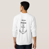 Sweatshirt T-shirt Batterie entièrement chargée (Dos entier)