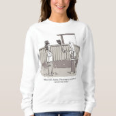 Sweatshirt T-shirt blanc Evil Perm pour femmes (Devant)