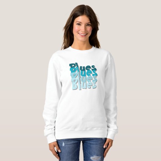 Sweatshirt T-shirt Blues (Devant entier)
