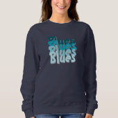Sweatshirt T-shirt Blues (Devant)