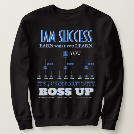 Sweatshirt T-shirt BOSS UP (Design devant)