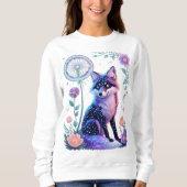 Sweatshirt T-shirt Celestial Fox Dreamscape (Devant)