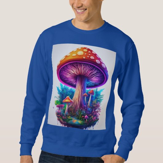 Sweatshirt T-shirt champignon, magie (Devant)